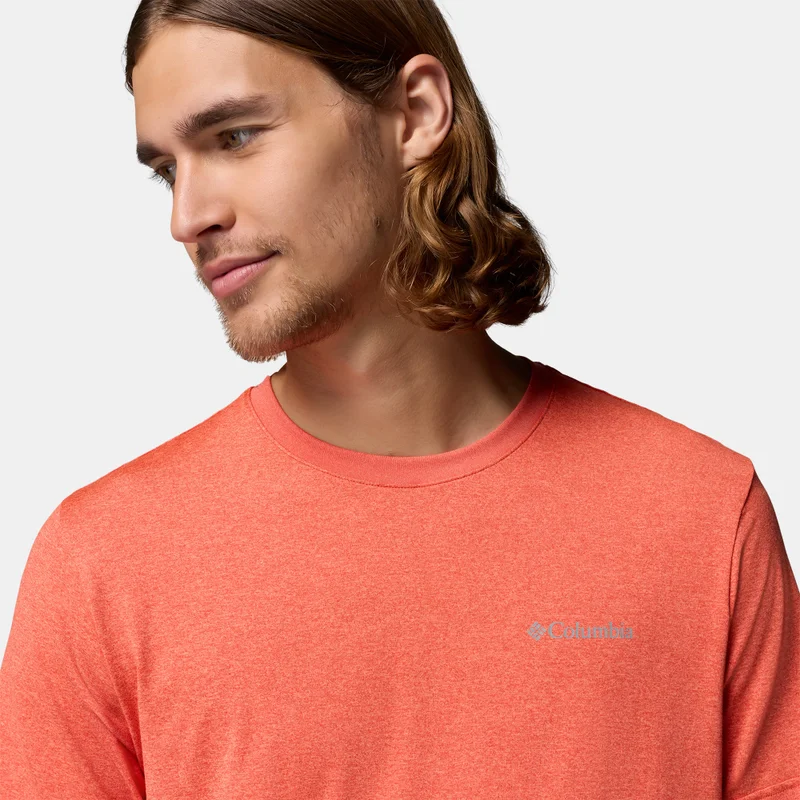 Columbia Orange Men's Parsons Point Hiking T-Shirt for Men | Best Price UAE
